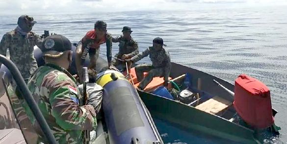 Pengebom Ikan Asal Malaysia Ditangkap di Laut Sulawesi